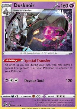 Dusknoir - Brilliant Stars (Holo Rare) [BRS-062] Immagine principale del prodotto