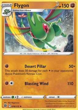 Flygon - Brilliant Stars (Rare) [BRS-076] Imagen principal del producto