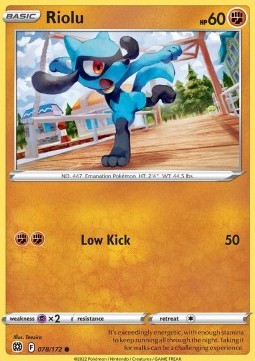 Riolu - Brilliant Stars (Common) [BRS-078] Immagine principale del prodotto