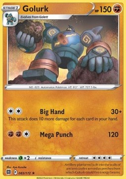 Golurk - Brilliant Stars (Rare) [BRS-083] Hover Image