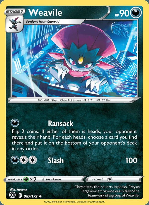 Weavile - Brilliant Stars (Uncommon) [BRS-087] Hoofdafbeelding