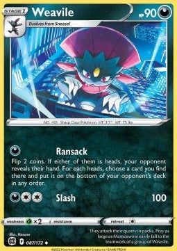 Weavile - Brilliant Stars (Uncommon) [BRS-087] Hover Image