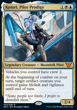 Kotori, Pilot Prodigy (V.1) - Commander: Kamigawa: Neon Dynasty (Mythic) [NEC-2] Main image