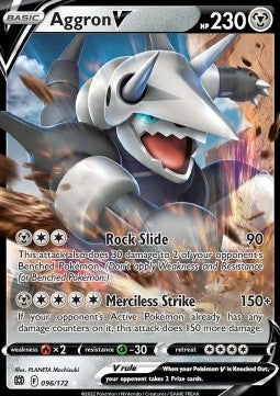 Aggron V - Brilliant Stars (Ultra Rare) [BRS-096]