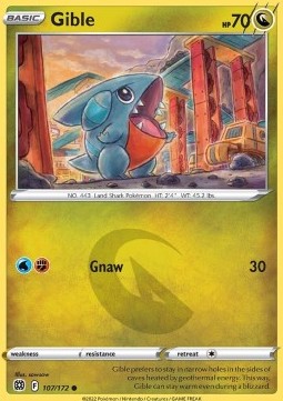 Gible - Brilliant Stars (Common) [BRS-107] Hauptbild