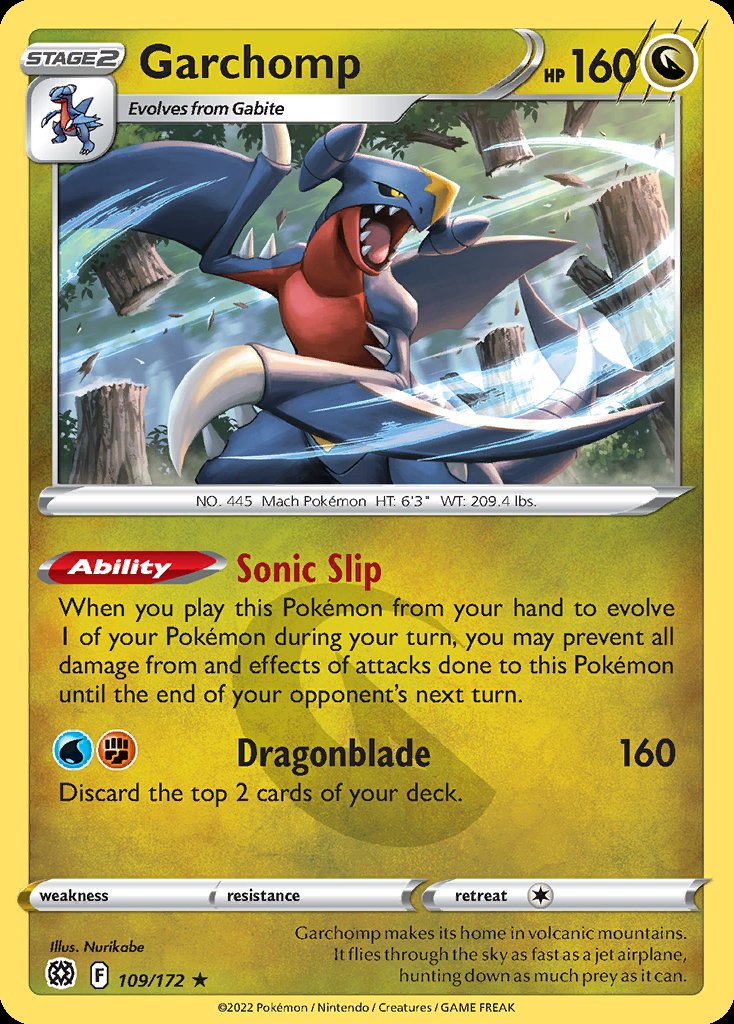 Garchomp - Brilliant Stars (Holo Rare) [BRS-109] Hauptbild