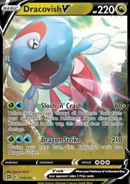Dracovish V - Brilliant Stars (Ultra Rare) [BRS-114] Hoofdafbeelding