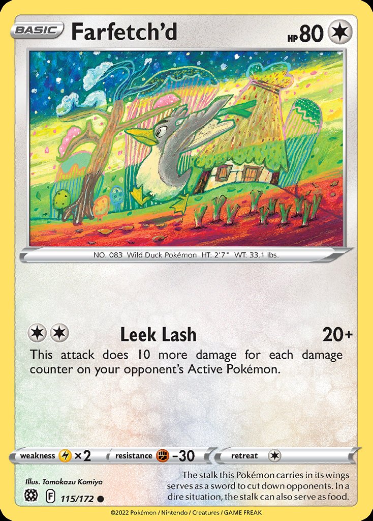 Farfetch'd - Brilliant Stars (Common) [BRS-115] Immagine principale del prodotto