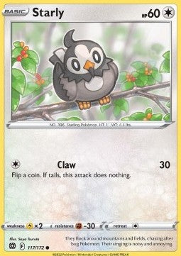 Starly - Brilliant Stars (Common) [BRS-117] Hover Image