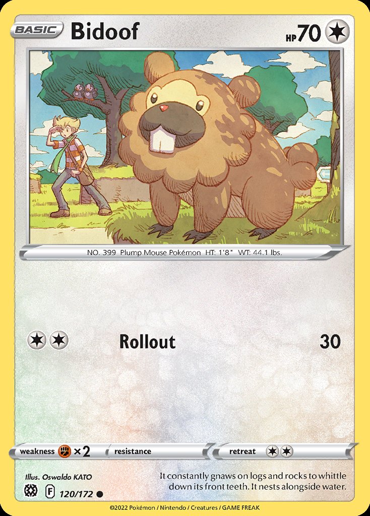 Bidoof - Brilliant Stars (Common) [BRS-120] Imagen principal del producto