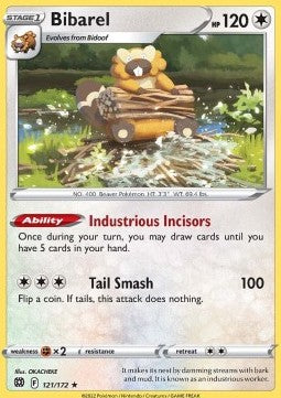 Bibarel - Brilliant Stars (Holo Rare) [BRS-121] Hover Image