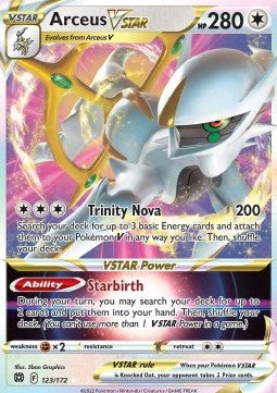 Arceus VSTAR - Brilliant Stars (Ultra Rare) [BRS-123] Hover Image