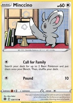 Minccino - Brilliant Stars (Common) [BRS-124] Hoofdafbeelding