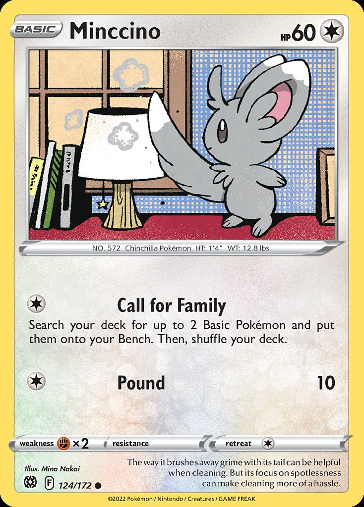 Minccino - Brilliant Stars (Common) [BRS-124] Hoofdafbeelding