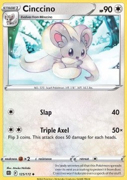 Cinccino - Brilliant Stars (Uncommon) [BRS-125] Hover Image