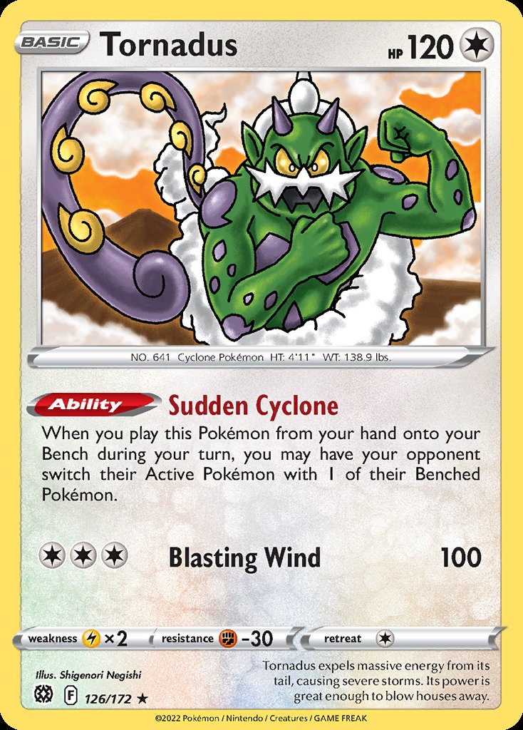 Tornadus - Brilliant Stars (Rare) [BRS-126] Immagine principale del prodotto