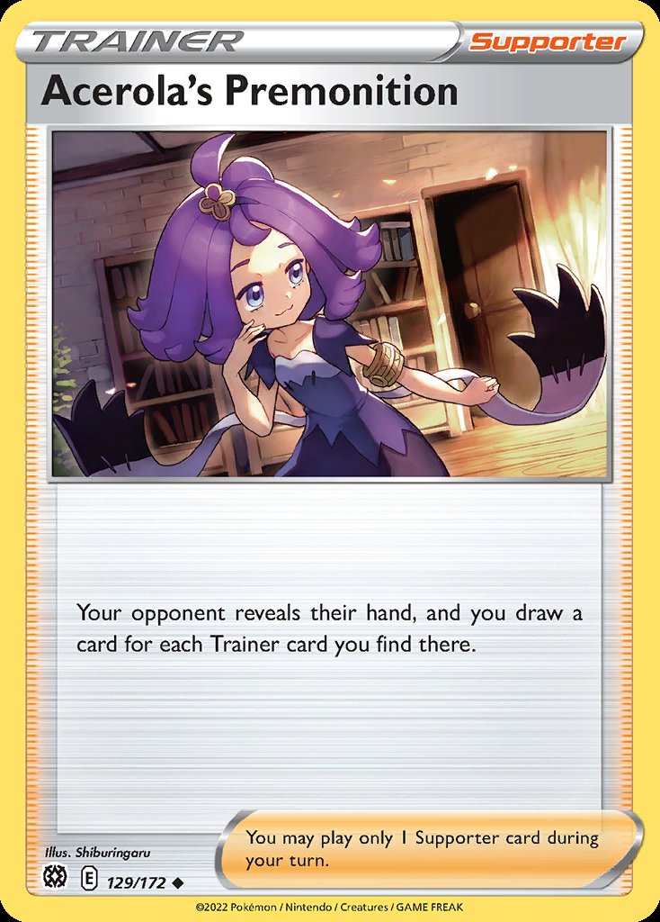 Acerola's Premonition - Brilliant Stars (Uncommon) [BRS-129] Imagen principal del producto