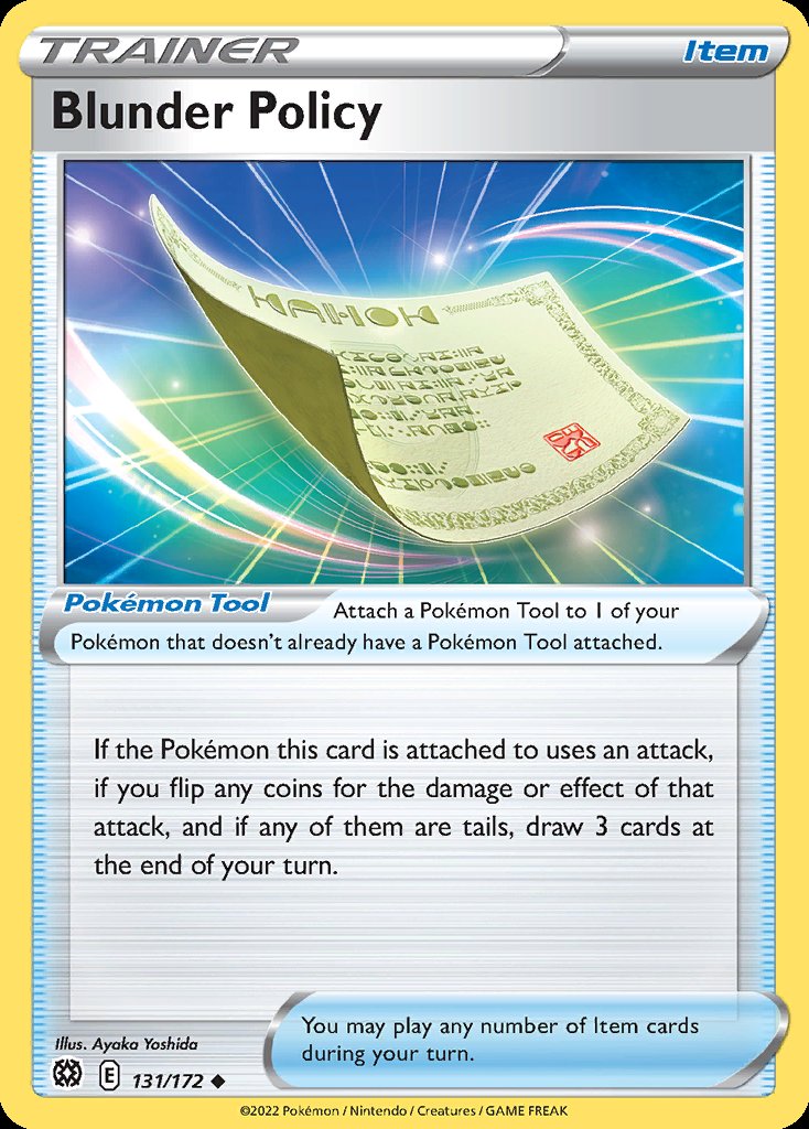 Blunder Policy - Brilliant Stars (Uncommon) [BRS-131] Imagen principal del producto
