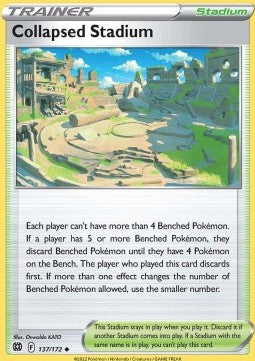 Collapsed Stadium - Brilliant Stars (Uncommon) [BRS-137] Hover Image