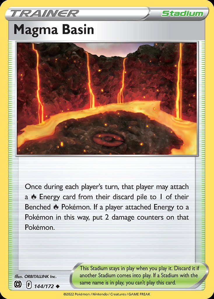 Magma Basin - Brilliant Stars (Uncommon) [BRS-144] Image principale du produit