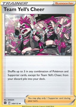 Team Yell's Cheer - Brilliant Stars (Uncommon) [BRS-149] Hover Image