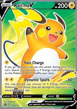 Raichu V - Brilliant Stars (Ultra Rare) [BRS-158] Hover Image