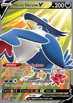 Honchkrow V - Brilliant Stars (Ultra Rare) [BRS-161] Immagine principale del prodotto
