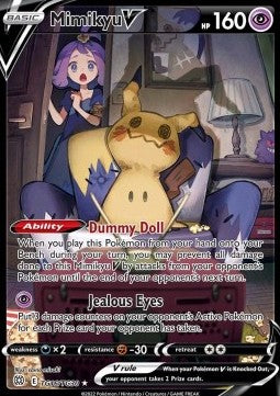 Mimikyu V - Brilliant Stars (Ultra Rare) [BRS-TG16]