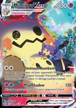 Mimikyu VMAX - Brilliant Stars (Ultra Rare) [BRS-TG17] Hover Image