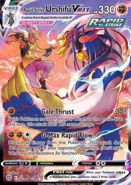 Rapid Strike Urshifu VMAX - Brilliant Stars (Ultra Rare) [BRS-TG21] Hoofdafbeelding