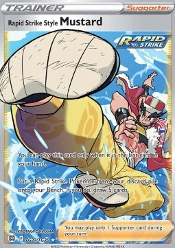 Rapid Strike Style Mustard - Brilliant Stars (Ultra Rare) [BRS-TG27] Hover Image