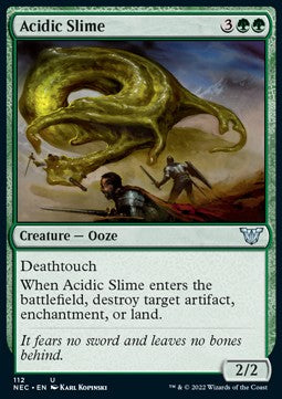 Acidic Slime - Commander: Kamigawa: Neon Dynasty (Uncommon) [NEC-112] Main image
