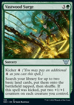 Vastwood Surge - Commander: Kamigawa: Neon Dynasty (Uncommon) [NEC-133] Main image
