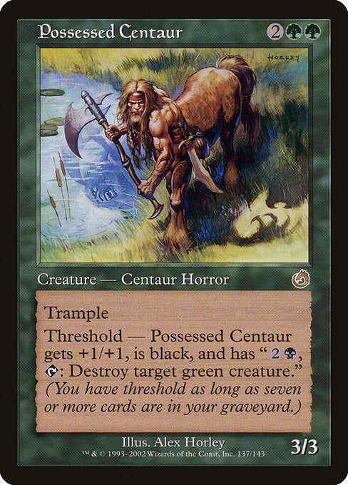 Possessed Centaur – Torment (TOR-137) Magic: The Gathering card | LC-REM-20260804-15151745433932-608e11b2-9636-48a0-8705-f5ce3bc98117