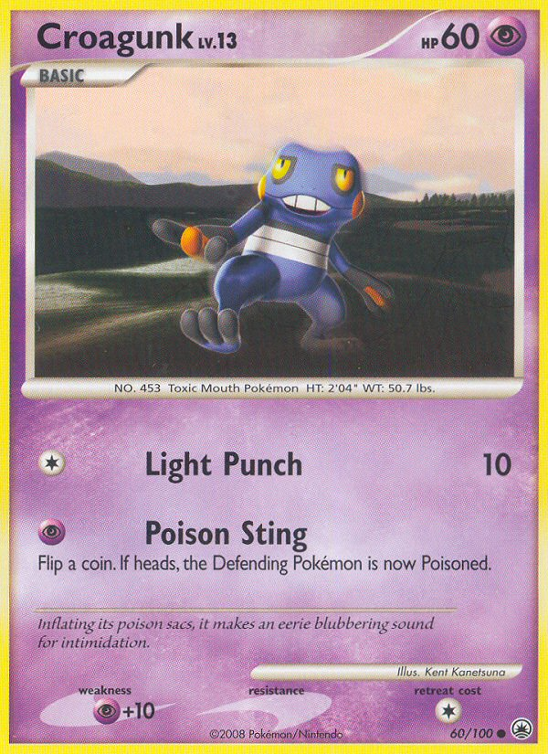 Croagunk Lv.13 – Majestic Dawn 60 – Pokémon TCG single card Image principale du produit