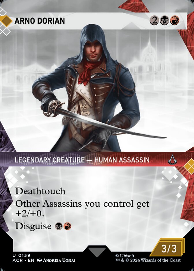 Magic-kaart Arno Dorian ACR-139 uit Assassin's Creed (Uncommon) Immagine principale del prodotto