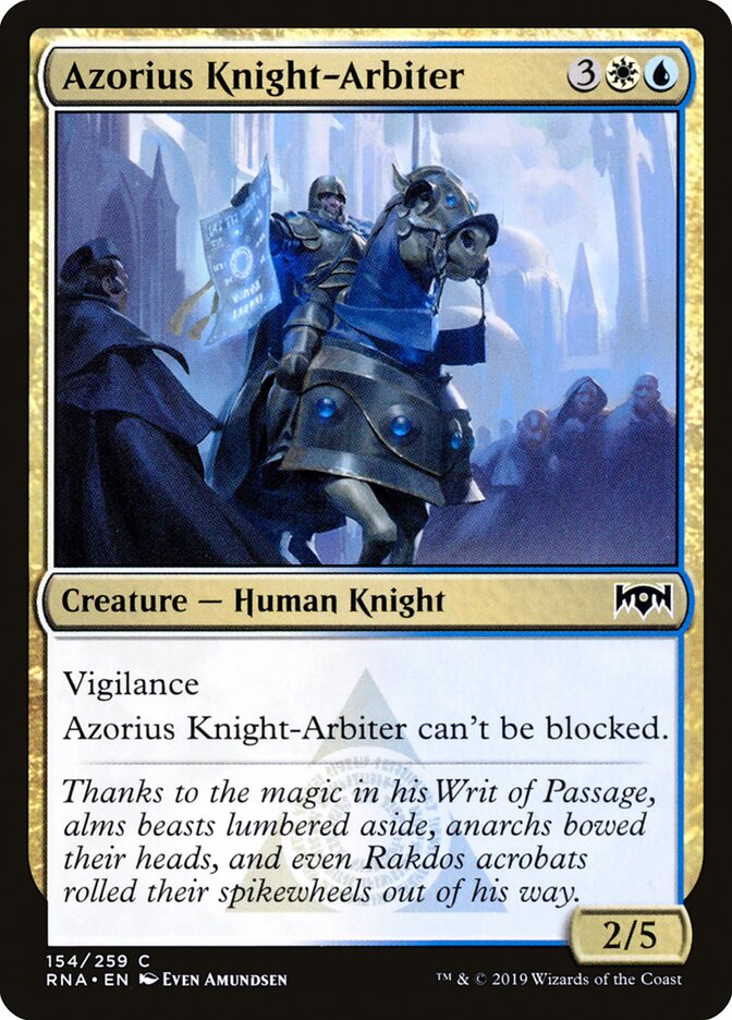 Azorius Knight-Arbiter - Ravnica Allegiance (Common) [RNA-154] Hauptbild