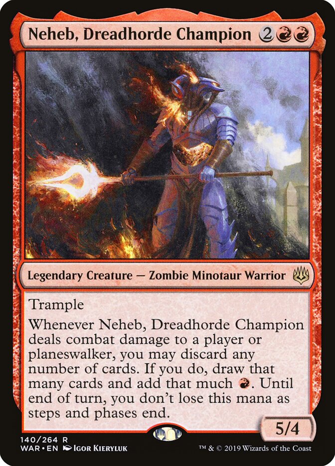 Neheb, Dreadhorde Champion - War of the Spark (Rare) [WAR-140]