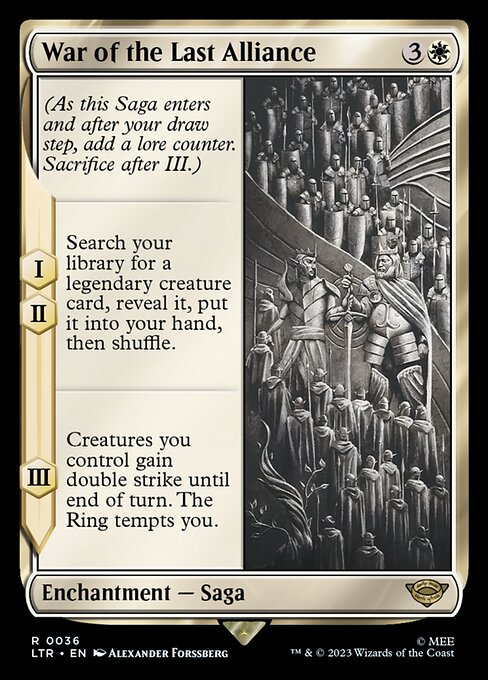 War of the Last Alliance – The Lord of the Rings: Tales of Middle-earth (LTR-36) Magic: The Gathering card | LC-REM-20260804-15150820032844-60ddf2cd-5b33-4c8a-a610-8e6a15404dde