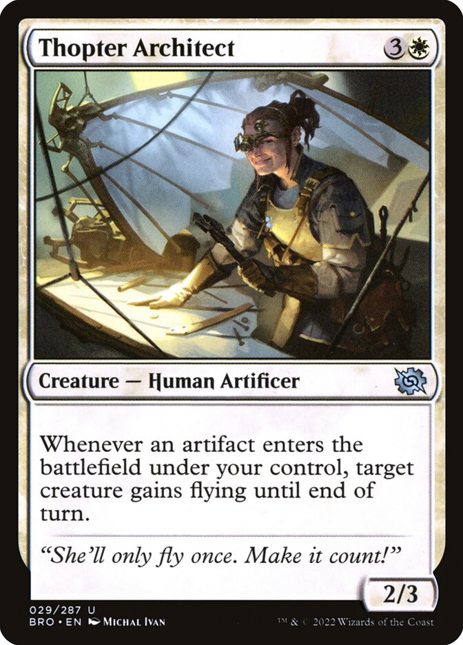 Thopter Architect - The Brothers' War (Uncommon) [BRO-29]