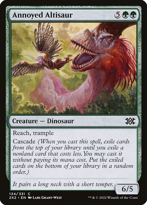 Annoyed Altisaur – Double Masters 2022 (2X2-134) Magic: The Gathering card Hauptbild