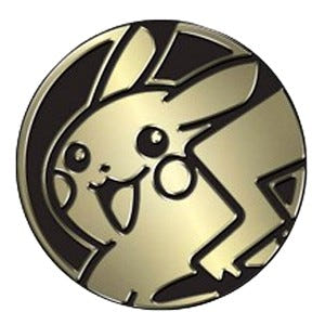 Officiele Pokemon-munt met Pikachu in goud uit de Pokemon Stacking Tins van 2022 Immagine principale del prodotto