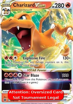 Charizard VSTAR - Brilliant Stars (Oversized) [BRS-018] Hoofdafbeelding