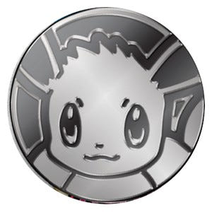 Officiele Pokemon-munt met Eevee uit de set Astral Radiance Immagine principale del prodotto
