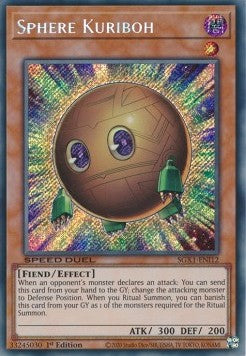 Sphere Kuriboh (V.2 - Secret Rare) - Speed Duel GX: Duel Academy Box (Secret Rare) [SGX1-I12] Hover Image