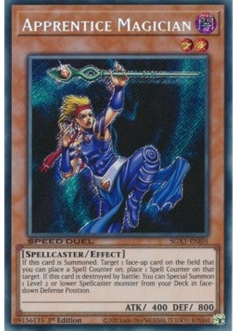 Apprentice Magician — Speed Duel GX: Duel Academy Box (SGX1-I05) Yu-Gi-Oh! card Hoofdafbeelding