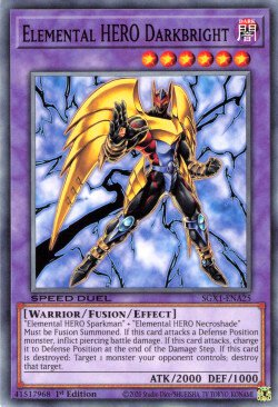 Elemental HERO Darkbright - Speed Duel GX: Duel Academy Box (Common) [SGX1-A25] Hauptbild