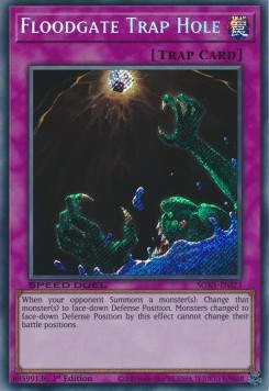 Floodgate Trap Hole (V.2 - Secret Rare) - Speed Duel GX: Duel Academy Box (Secret Rare) [SGX1-I23] Hover Image