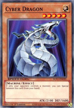 Cyber Dragon (V.1 - Common) - Speed Duel GX: Duel Academy Box (Common) [SGX1-G01] Hover Image