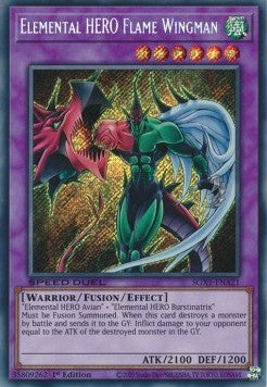Elemental HERO Flame Wingman (V.2 - Secret Rare) - Speed Duel GX: Duel Academy Box (Secret Rare) [SGX1-A21] Hauptbild